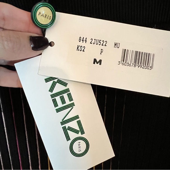 NWT 🆕✨KENZO (Paris) Midi Flare Rib Knit Skirt, NEW✨ - Picture 17 of 17